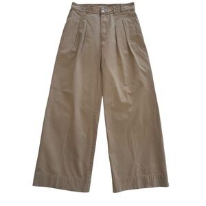 Rue Sophie Pleated Trouser in Khaki